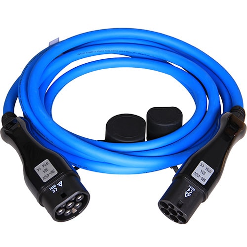 1-EVMOTIONS Gamma Type2 -> Type2 blue (3x32A) EV kabelis