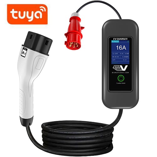 1-EVMOTIONS Delta Wi-Fi EVSE Type2 (3x16A) EV kabelis