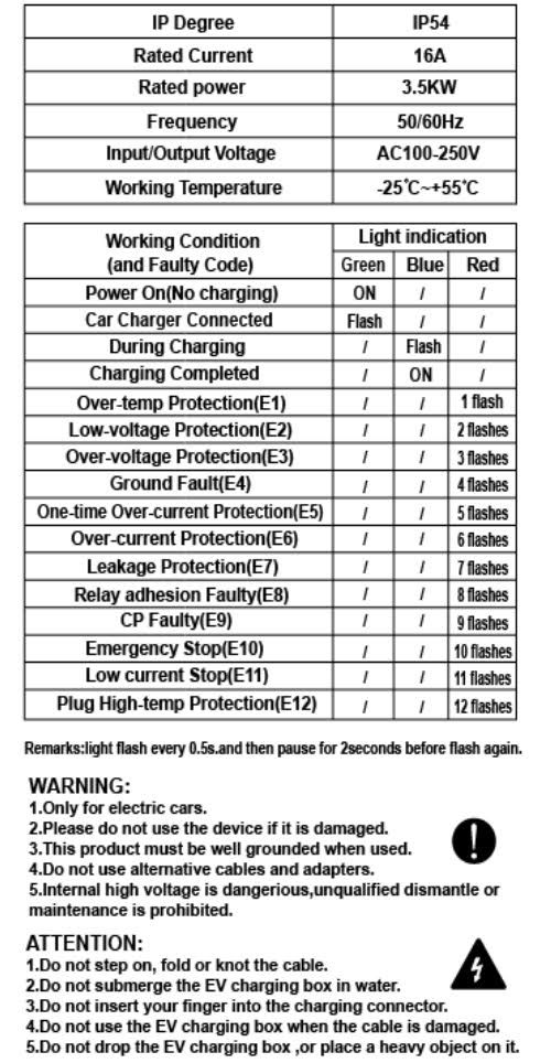 3-EVMOTIONS Delta Wi-Fi EVSE Type2 (3x16A) EV kabelis