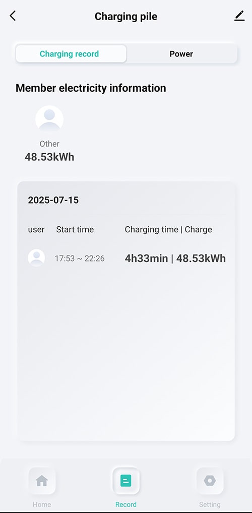 5-EVMOTIONS Delta Smart Wallbox Type2 11kw Wi-Fi EV kabelis