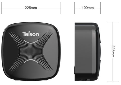 4-TEISON Smart Wallbox Type2 7.4kw Wi-Fi EV kabelis
